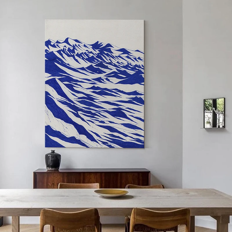 Картина абстрактная, абстрактная, холст для интерьера