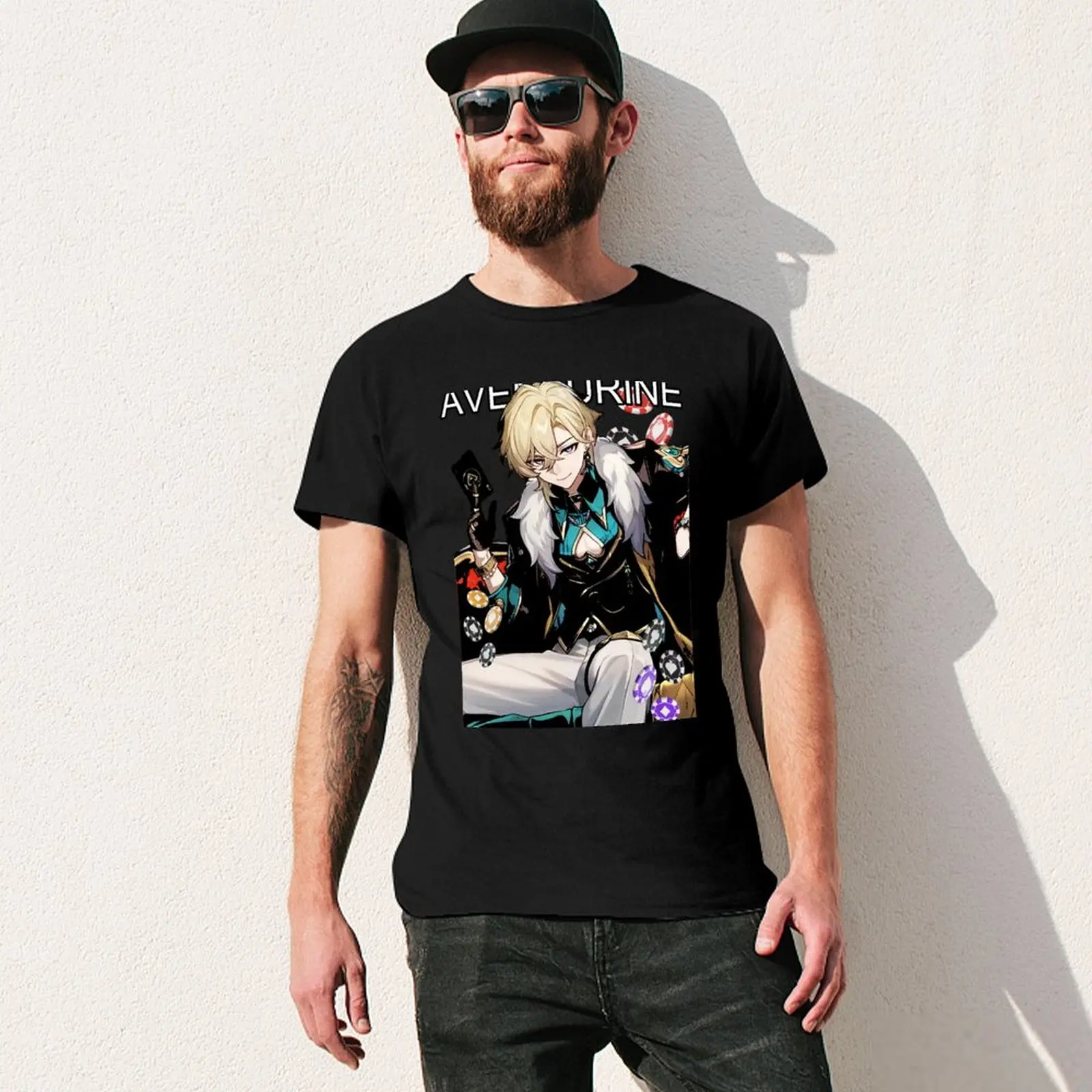 Авантюрин honkai Star Rail рубашка фанат Хонкай наклейки футболка