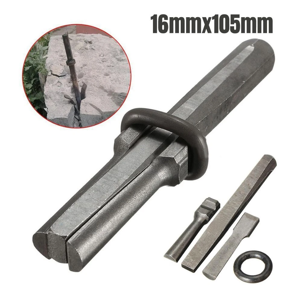 

5/8" Plug Wedges And Feather Shims Concrete Rock Stone Splitter Hand Tool 16mm Woodworking Tools Herramientas Ferramentas