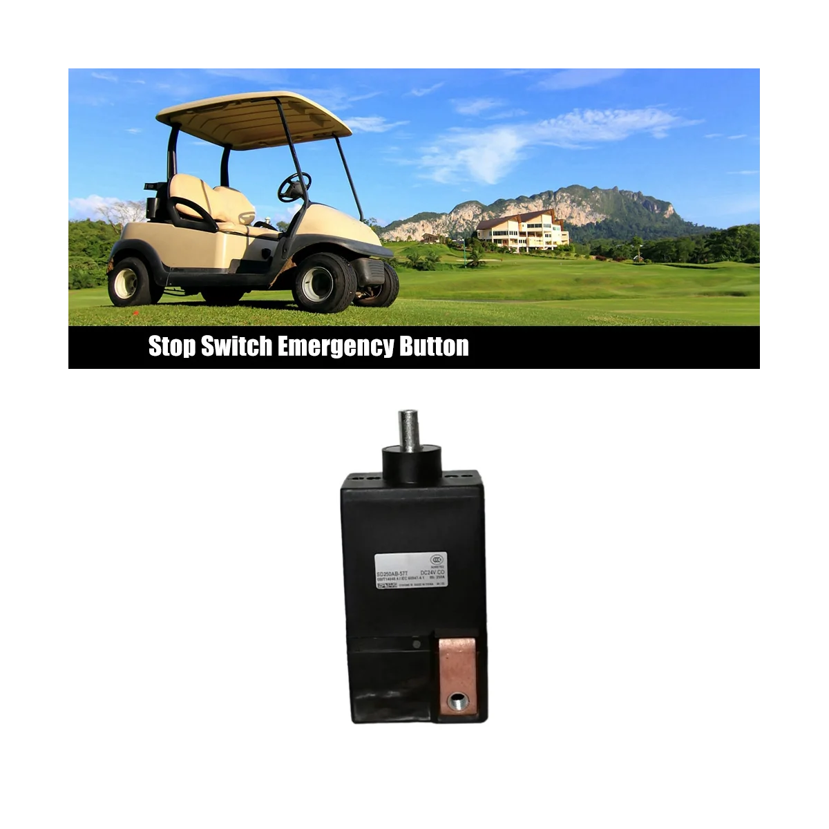 

SD250 SD250AB-57T 24 V 250A переключатель аварийной остановки 24 вольт 250 а для электромобиля