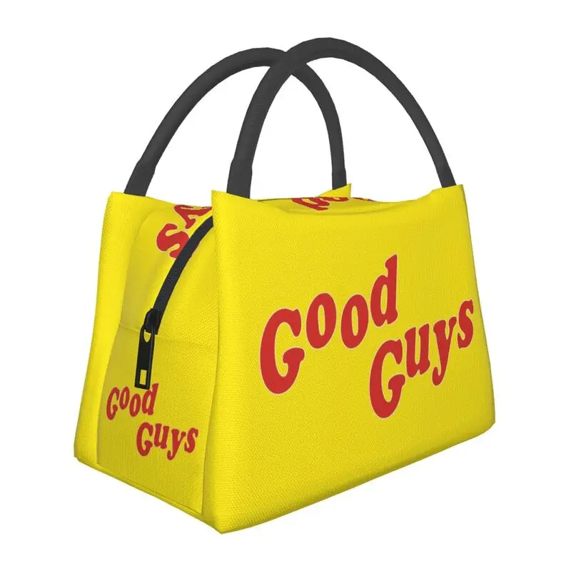 

Термоизолированная сумка для ланча с логотипом Good Guys, Женская Портативная сумка для ланча Чаки, для детей, для офиса, для улицы, коробка для е...