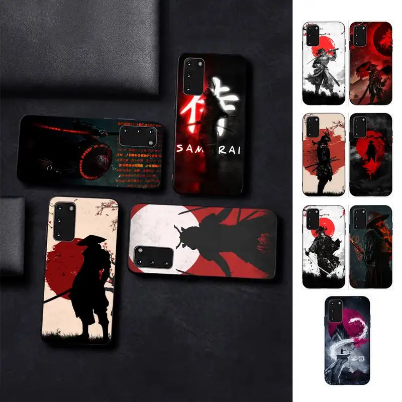 

Landscape ink Painting Japan Samurai Art Phone Case for Samsung S10 21 20 9 8 plus lite S20 UlTRA 7edge