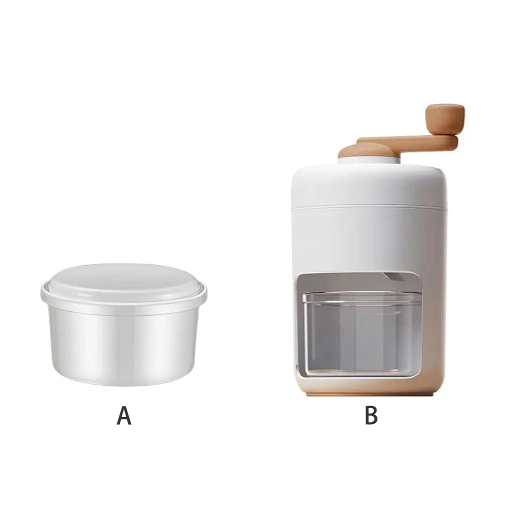 

Hand Crank Ice Crusher Labor-saving Ices Shredder Smoothie Snow Cone Maker