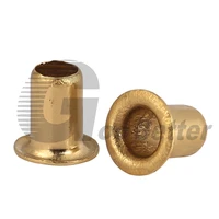 tubular rivet pcb nails brass copper hollow rivet nuts m2 3 m2 5 vias rivet through hole grommets