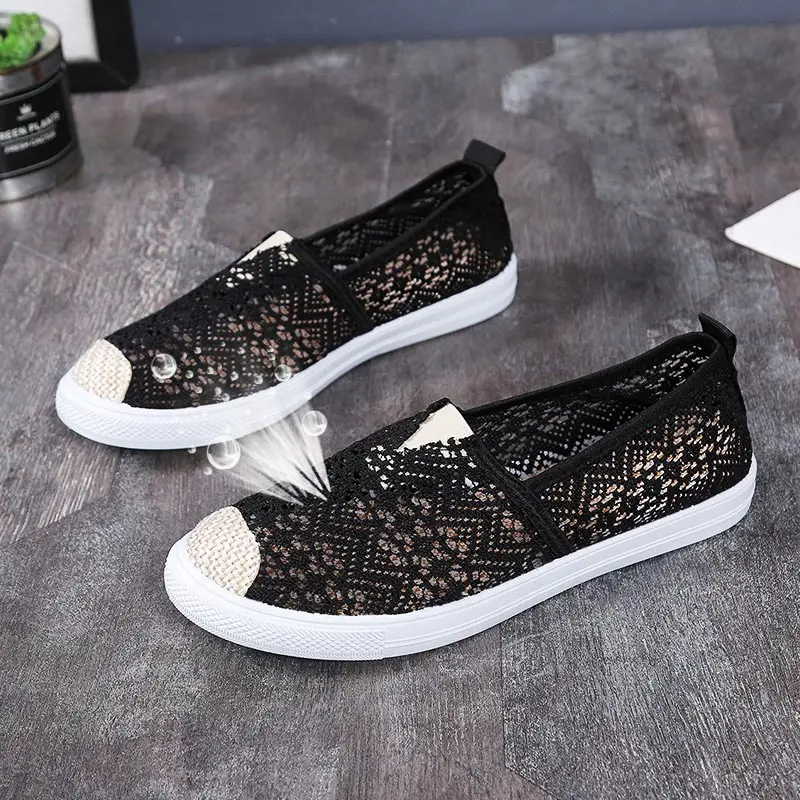 

Кроссовки женские холщовые, лоферы, спортивная обувь для бега, 48 номеров, размер 50, летние