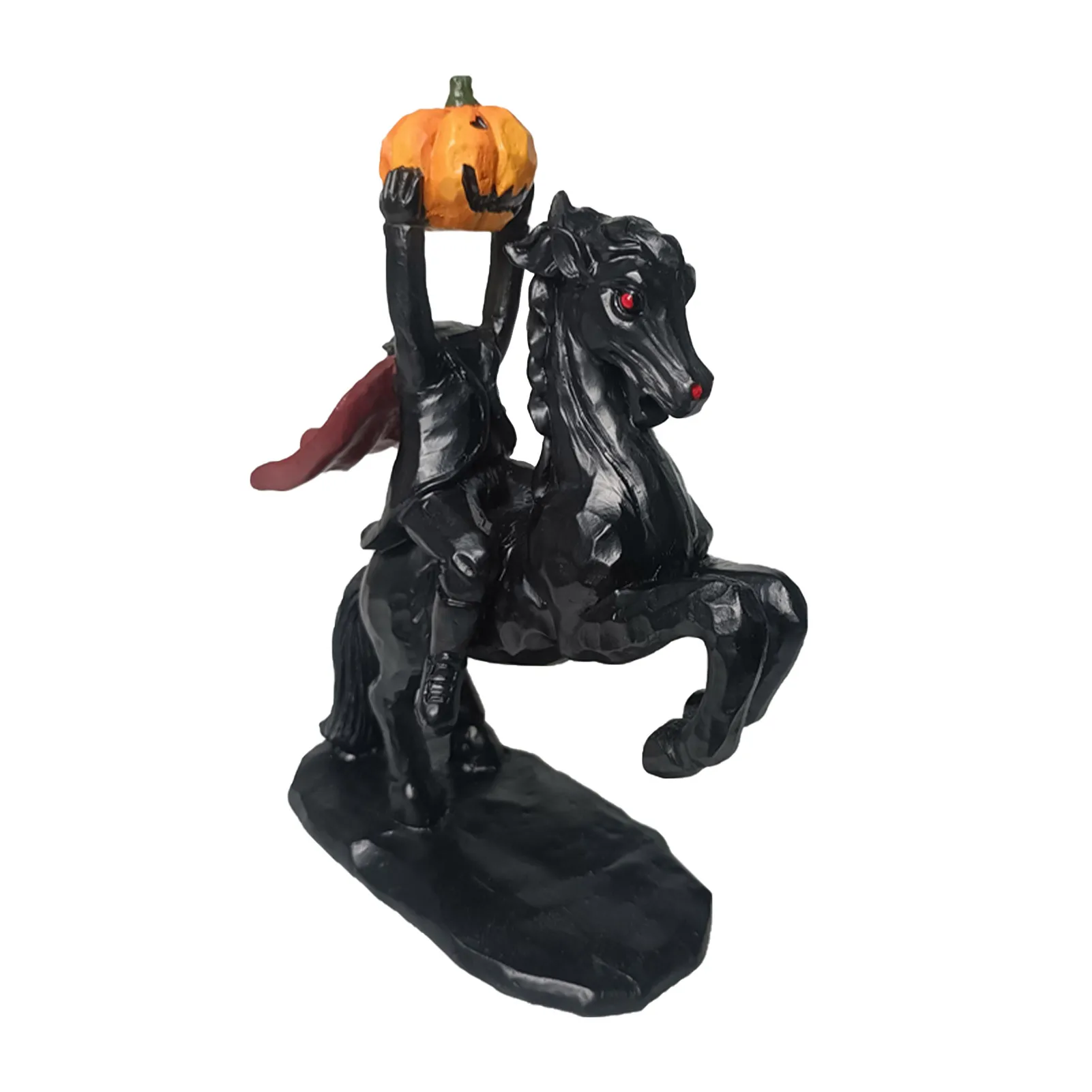 

Бесголовый хорман с статуей тыквы, статуэтки ручной работы из смолы, украшения, фигурки, рождественские украшения на Хэллоуин, статуэтки ру...