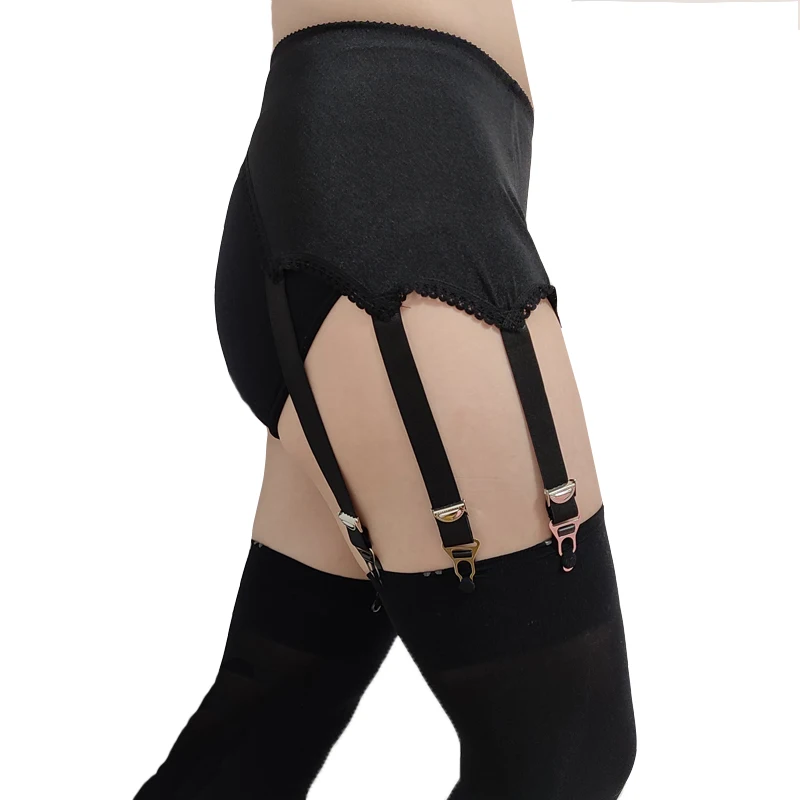 Women High Waist Garter Belt 8 Buckles Straps Suspender Belt Garters for Stockings Pantyhose Sexy Lady Night Lingerie