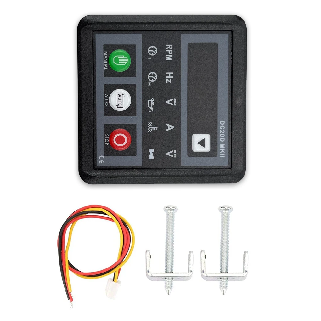 

Generator Controller Air Ventilator Engine Overcurrent Undervoltage Protection Button Operation Digital Control Module