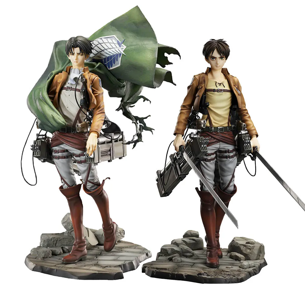 

Hobbymax Original Attack On Titan Eren Jaeger Levi Ackerman Scout Regiment Genuine Collection Model Anime Figure Action toys