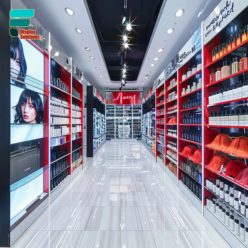 Индивидуальная розничная косметическая столешница витрина для духов стеклянная