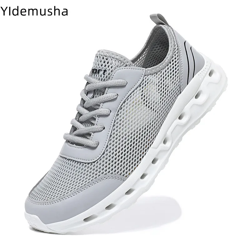 

Breathable Mesh Men's Running Shoes Gym Sneakers Outdoor Comfortable Fitness Trainer Sport Lightweight Jogging Shoes Size 48