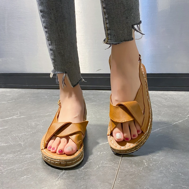

Fashion Women's Slippers Female Handmade Sandals Slipper Leather Designer Flat Flip Flops Ladies Slides Summer Sandals for Woman