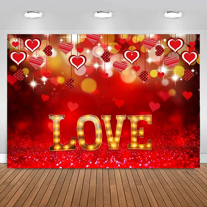 

Фон для фотосъемки День Святого Валентина Красное сердце фотография фон день матери годовщина свадьбы Фотофон