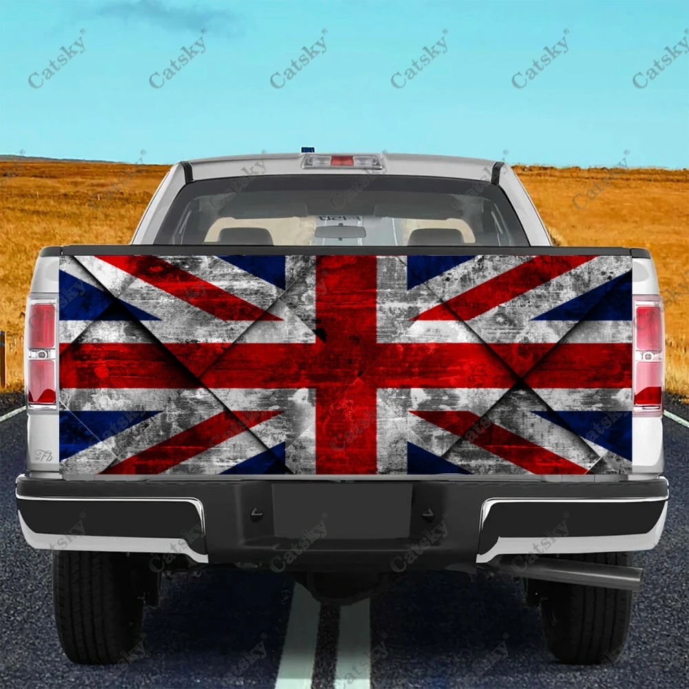 

Наклейка на автомобиль с британским флагом, модификация на заднюю часть грузовика, подходит для внедорожников, грузовиков, Упаковочная наклейка, наклейка