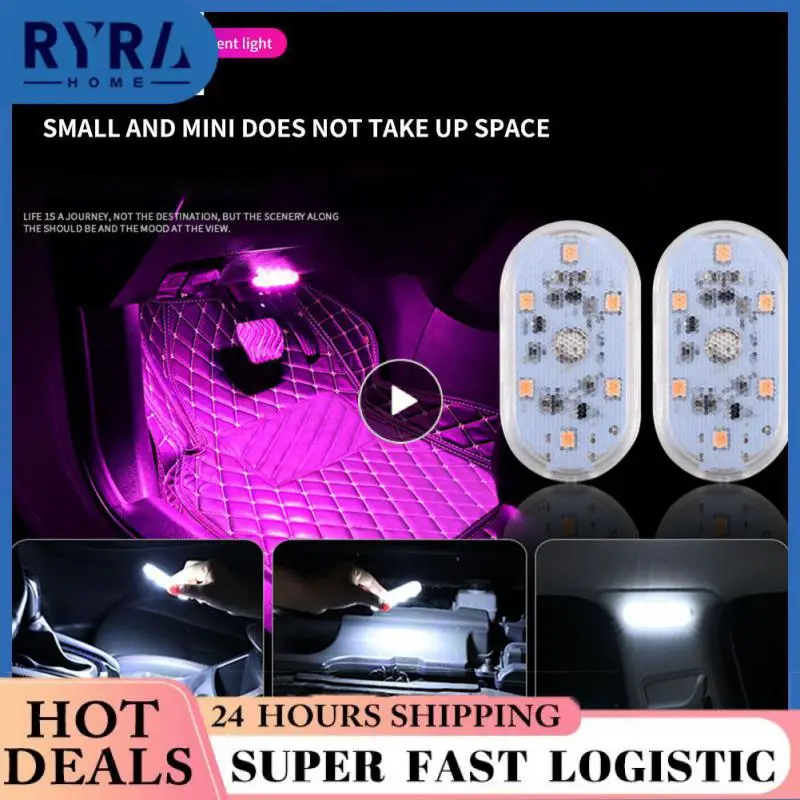 

5v Led Usb Led Night Light Portable Car Interior Roof Reading Lamp Mini Universal Decorative Lamp Car Accessories Car Light