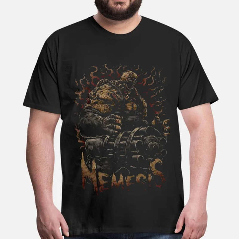 Фото Футболка Resident Evil 3 Nemesis в стиле хоррор 90-х годов, 0610, унисекс, футболка для геймеров, с короткими рукавами, с графическим принтом, все размеры S-6XL №1