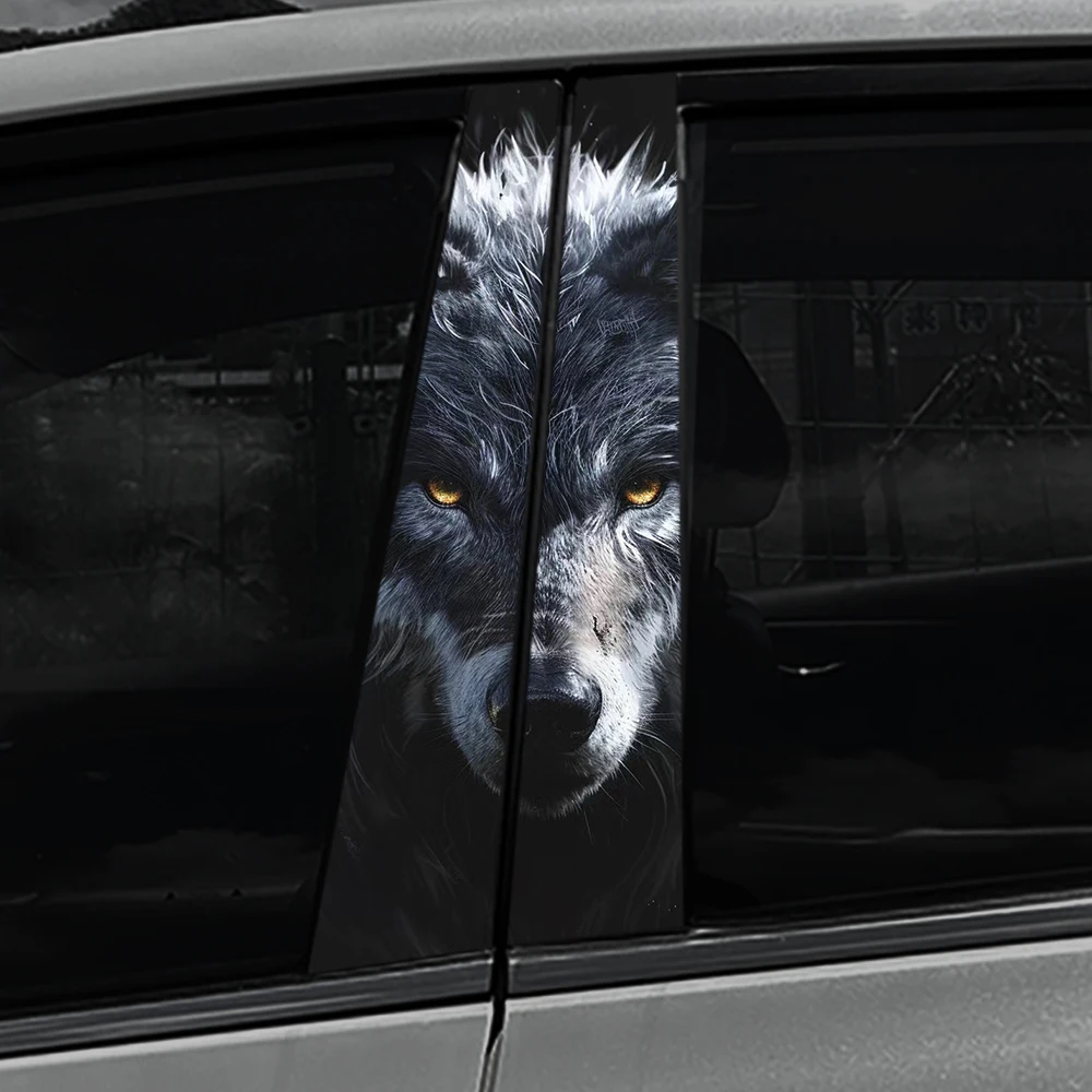 1/2 шт. водонепроницаемые автомобильные наклейки волк