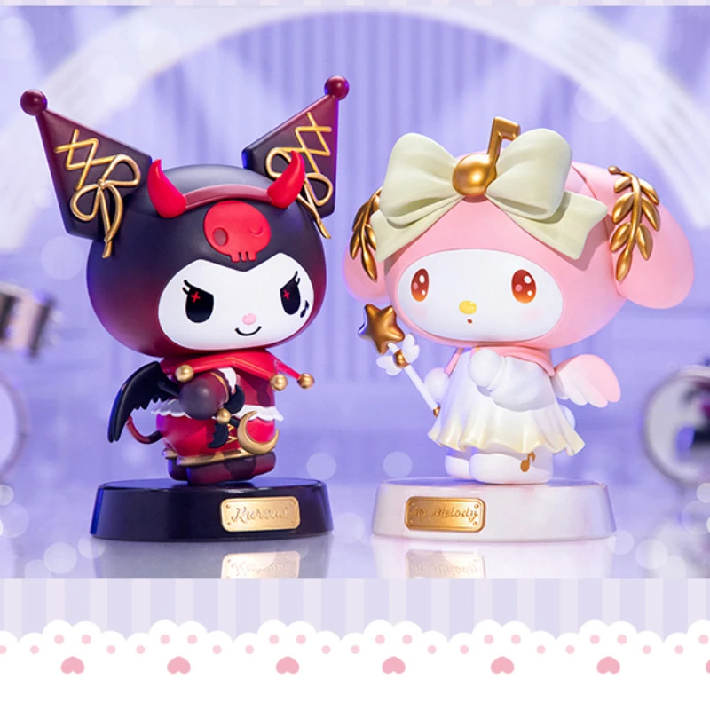 Фото Sanrio мультфильм аниме серия куклы Kuromi моя мелодия фигурка Leshen стиль Украшение модные периферические подарки для детей №1