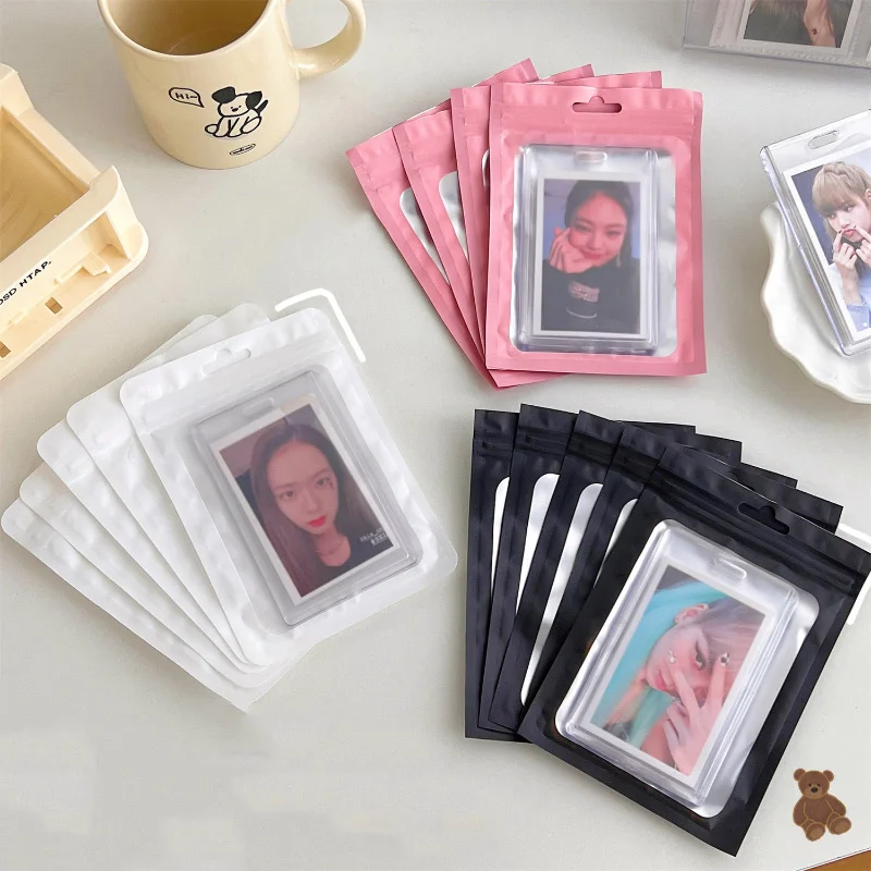 

10 шт./набор, матовые прозрачные пластиковые сумки