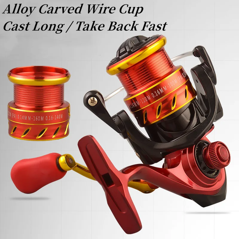 

High Quality 5.1:1 Spinning Reel 6Bb 2500Aluminium Spool Fishing Reels Saltwater for Sea Bass Carp Fishing Casting Reel