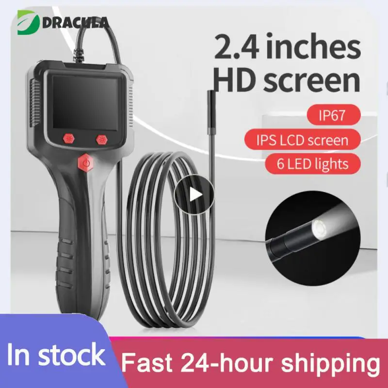 

1~4PCS IPS Screen Industrial Endoscope Camera HD1080P 30 Meter Cable Pipe Sewer Inspection Borescope IP68 Waterproof LEDs