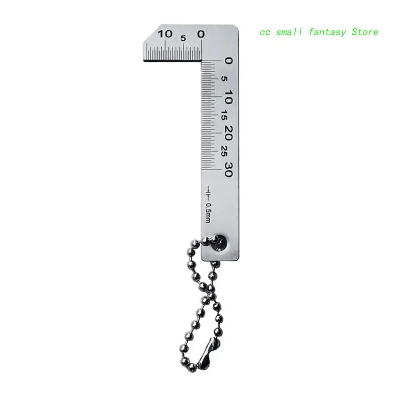 

Metal Chamfer Gauge Ruler Caliper for Mechanical Manufacturing Glass Processing