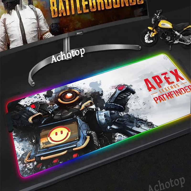 

RGB Apex legends Mouse Pad Gamer Anti-slip Rubber Gaming Accessories Mousepad Keyboard Laptop Computer Mice Mouse Desk Play Mat