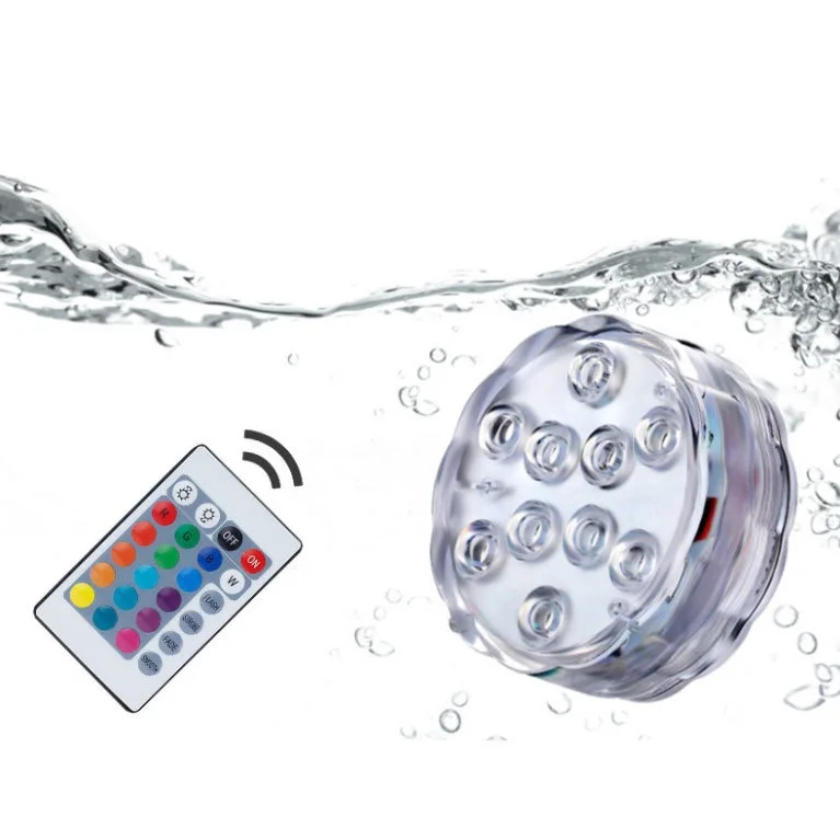 Разноцветная погружная светодиодная RGB-лампа водонепроницаемый подводный