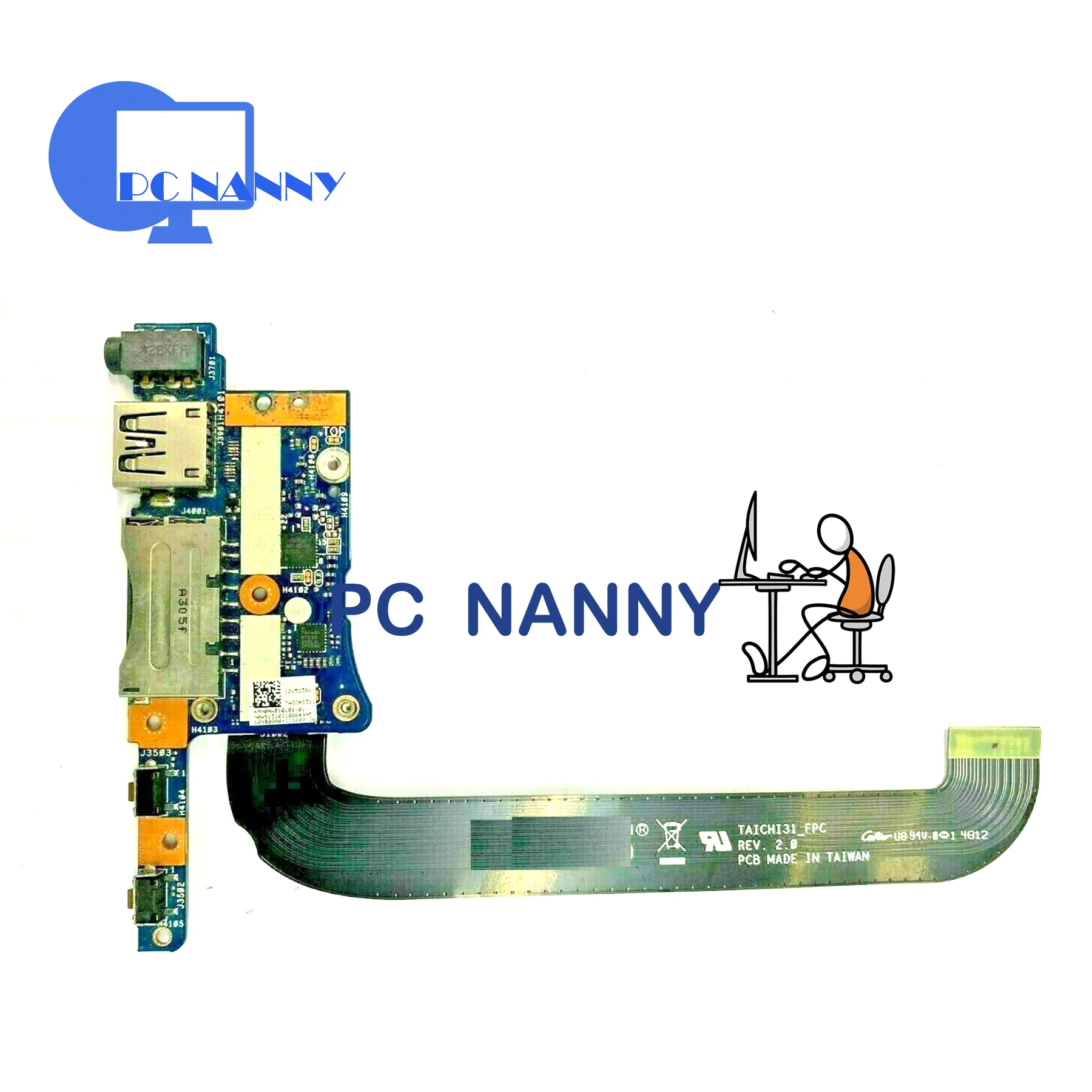 

PCNANNY для ноутбука Asus TAICHI31 переключатель питания botton usb аудио плата ввода-вывода 69N0-NWB10C01