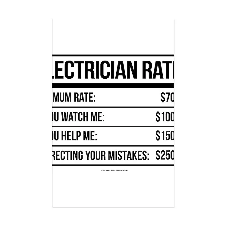 

Мини-постер с юмором для украшения интерьера электрика, современная настенная печать для комнаты, винтажная домашняя фотокартина, смешная картина без рамки