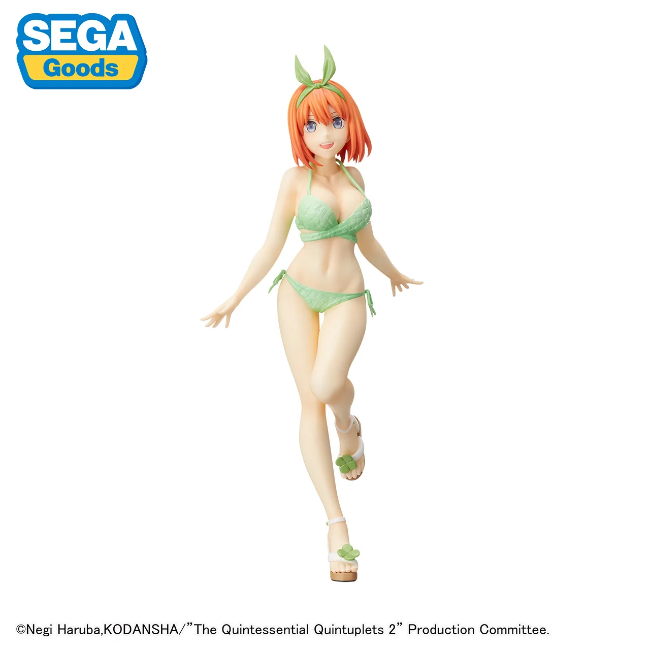 

goods in stock 100% original SEGA PM Nakono Yotsuba The Quintessential Quintuplets PVC doll decoration model holiday gift 19cm