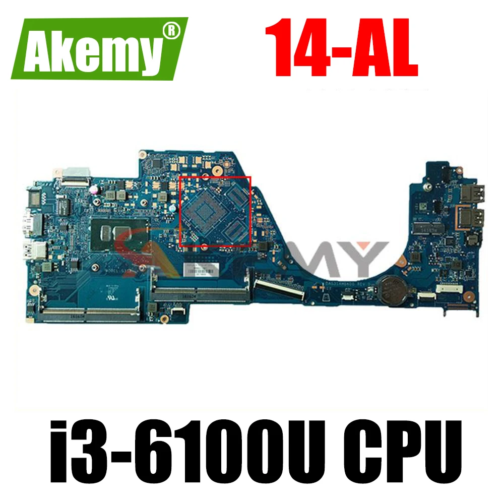 

Материнская плата DAG31AMB6D0 G31A для ноутбука HP PAVILION 14-AL 855831-601 855831-501 855831-001 с детской материнской платой