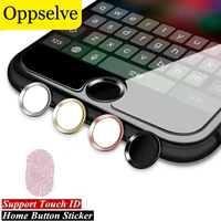 oppselve universal home button sticker for iphone 8 7 6s 6 plus 5 5s se aluminum touch id anti sweat protector for ipad air ipod
