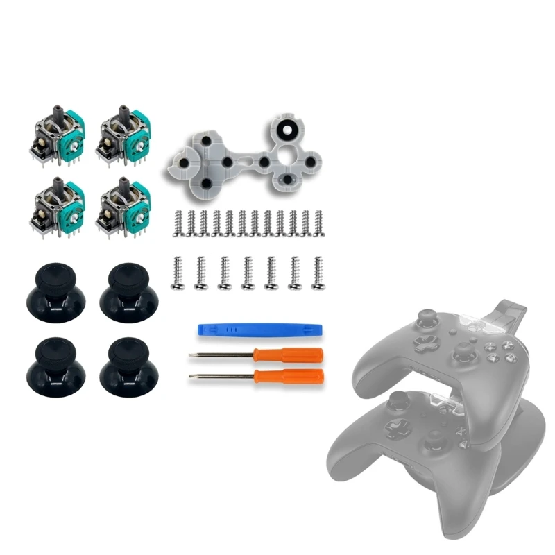 

Game Accessories 3D Analog Joystick Sensor Module Cap Repair Part for XBOX-Series S-X Controller Replacement Accessories