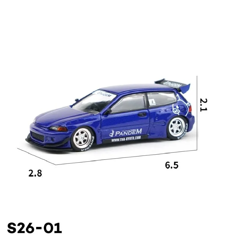 Xcartoys 1:64 Pandem Civi-c EG6 S26-01 Имитационная модель автомобиля из сплава