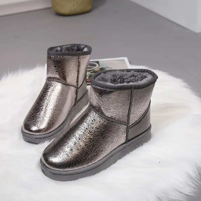 

Женские теплые сапоги для снежной погоды, новые женские сапоги для осени и зимы 2022, водонепроницаемые сапоги Joker на платформе, женские зимние сапоги 2022