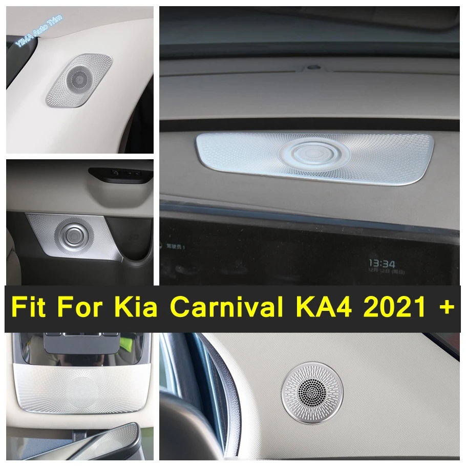 

Автомобильная дверь A & C стойка/приборная панель/лампы для чтения аудио динамик твитер крышка отделка для Kia Carnival KA4 2021 2022 аксессуары