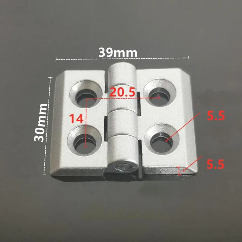 

Алюминиевый экструзионный профиль для металлических шарниров 2020, 3030, 3040, 4040, 1 шт., петли из цинкового сплава, угловой кронштейн для алюминиевого профиля