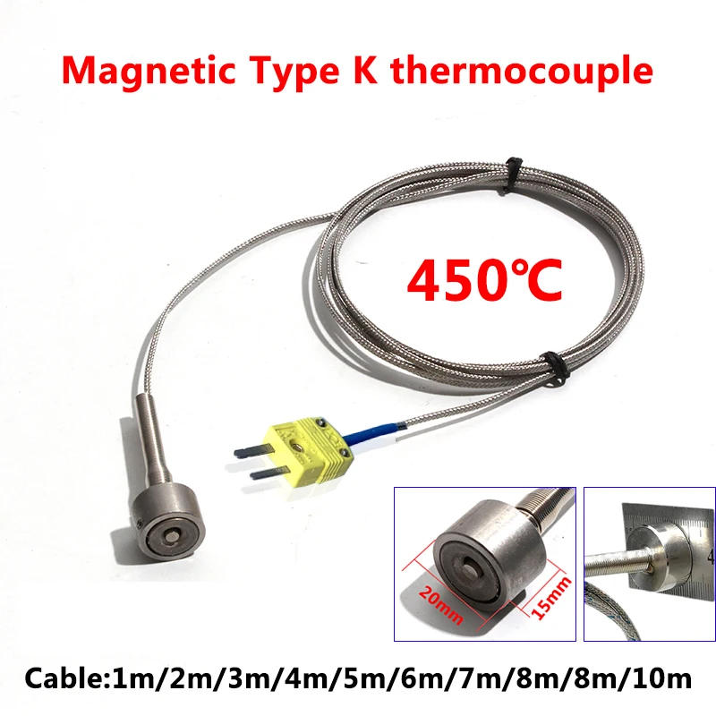 

Датчик температуры поверхности ZUIDID тип K 0~450°C