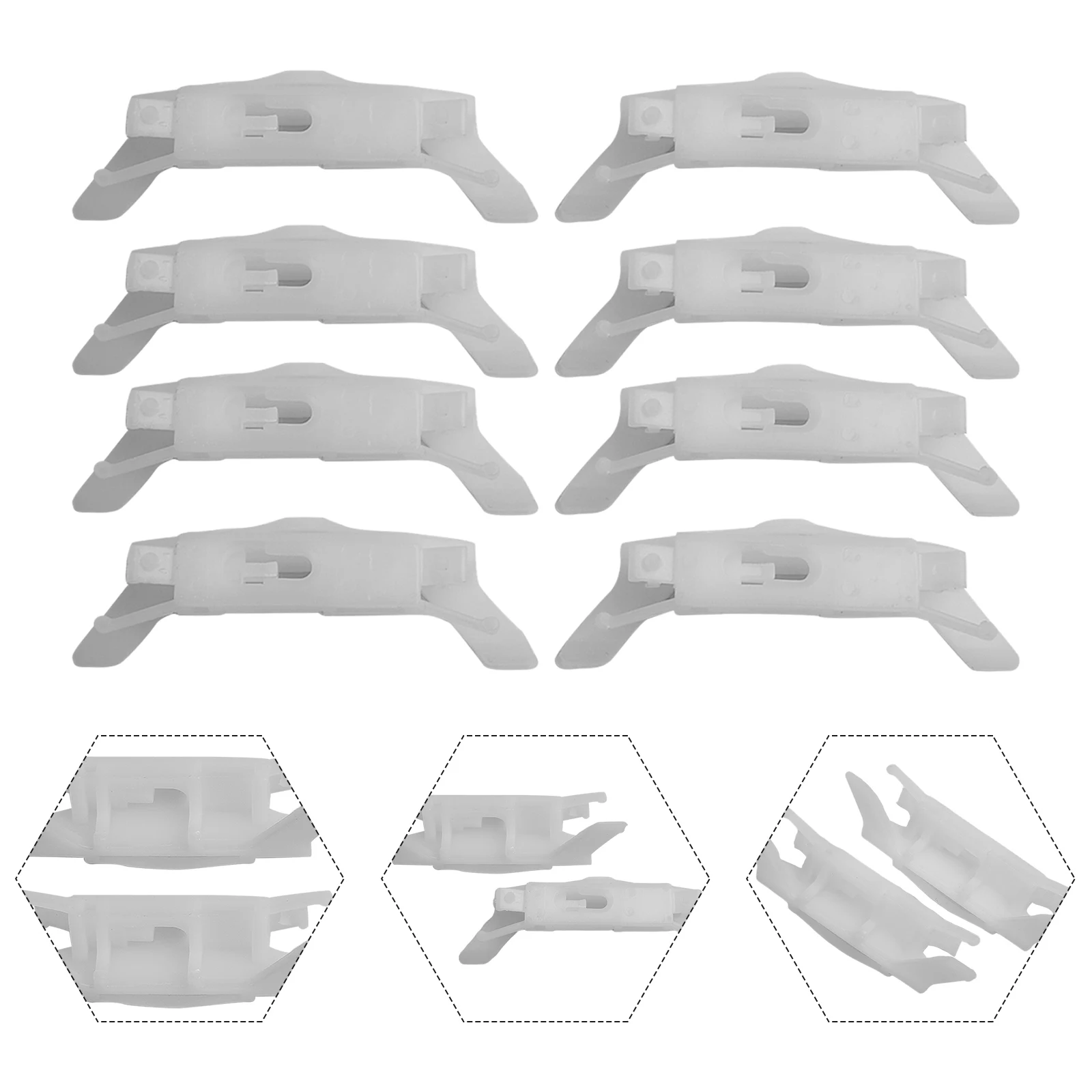 

Improve Your Driving Experience with 10Pcs Windshield Roof Moulding Clips for Honda For Accord Civic For Acura