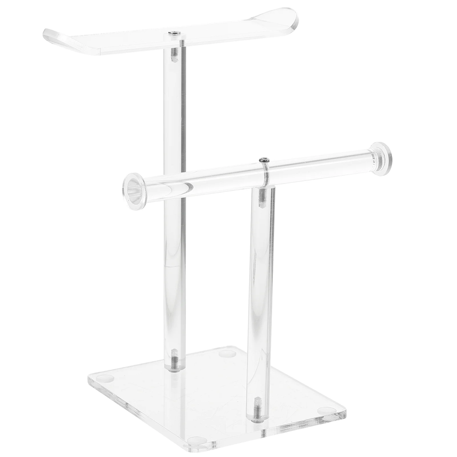 

Girls Hair Ties Display Stand Hair Hoops Acrylic Holder Tie Bow Headgear Home Organizer Miss Jewelry