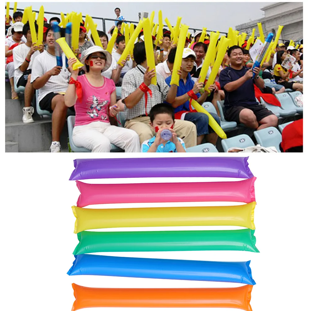 

Sticks Inflatable Thunder Bam Party Cheering Stick Noise Cheer Noisemakers Cheerleading Balloon Boom Maker Upclappertoys Favors