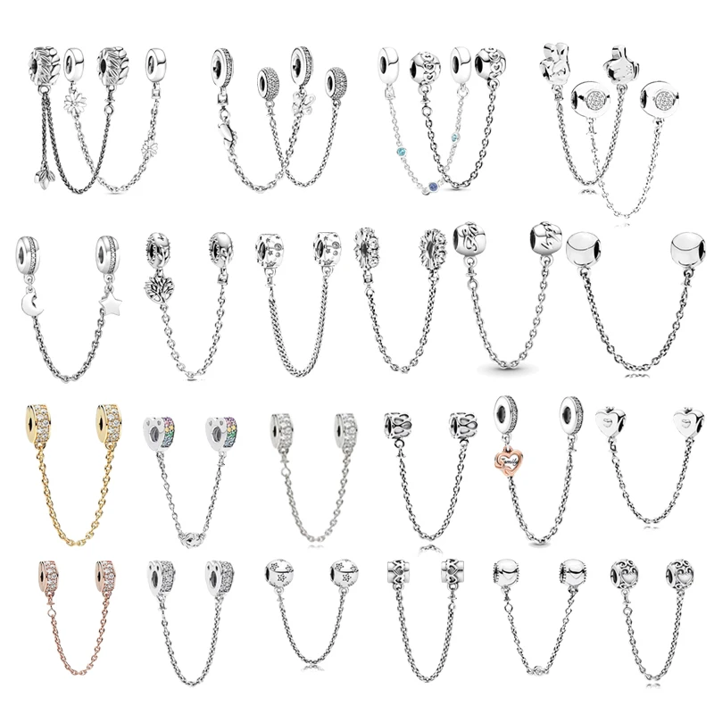 Лидер продаж модное качество сверкающий шарм защитная цепочка подходит для