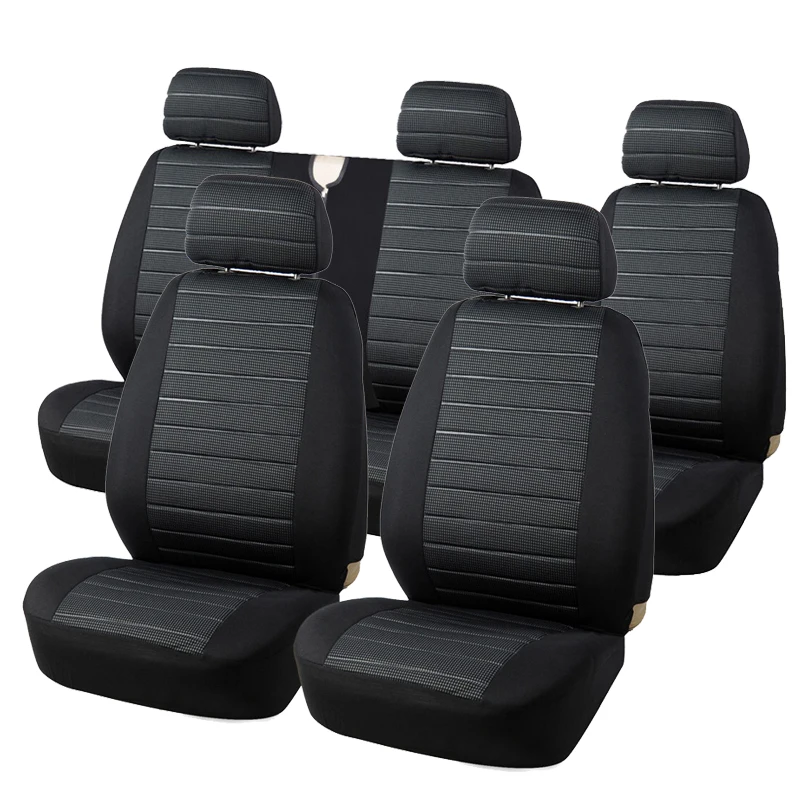 Universal Heavy Duty Van Seat Covers Fit Double Front Seats and Rear 2+1Seat For Fiat Toro Transit Custom Vw Transporter |