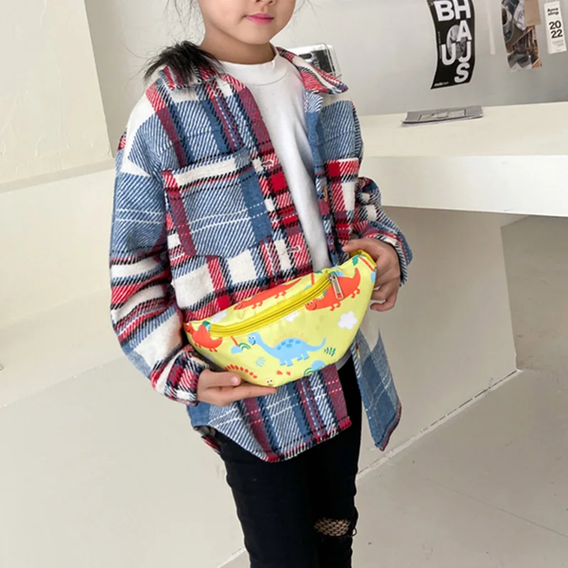 Детская поясная сумка из качественной ткани Оксфорд нагрудной мешок для девочек