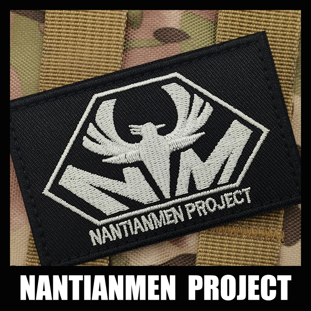 NANTIANMEN PRIOJECT вышивка орл птица животное белая одежда аппликация пришитый дизайн