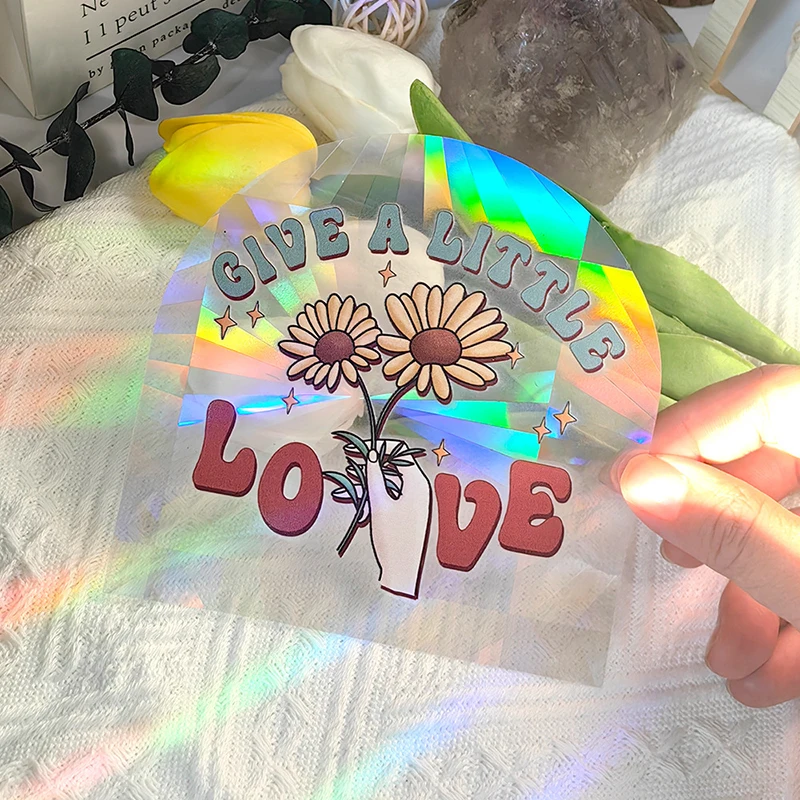 ПВХ Самоклеящиеся наклейки на окна с изображением Ловца солнца кошки моли