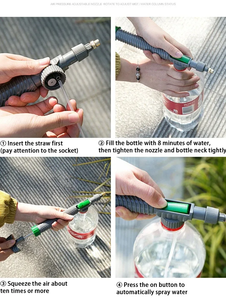 Регулируемый Насос высокого давления ручной распылитель для бутылок с