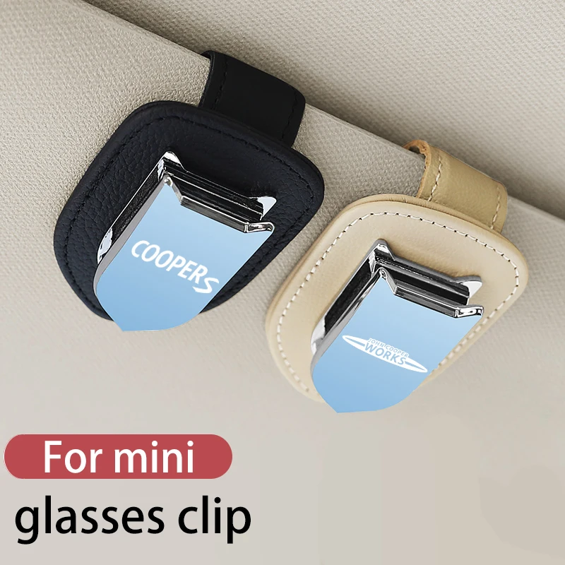 

car sunglasses holder in the car glasses case sunglasses clip For mini cooper s johw works storage eyeglass box accessories