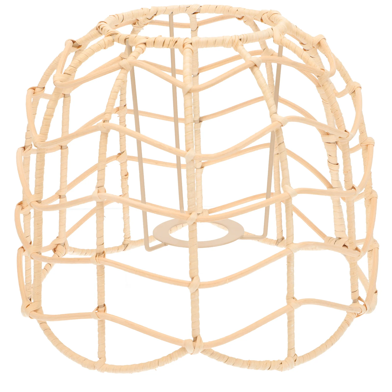 

Тканый абажур из ротанга, люстра из ткани, веревка для подвешивания, потолочный светильник, Сменный Чехол для пола с колокольчиком